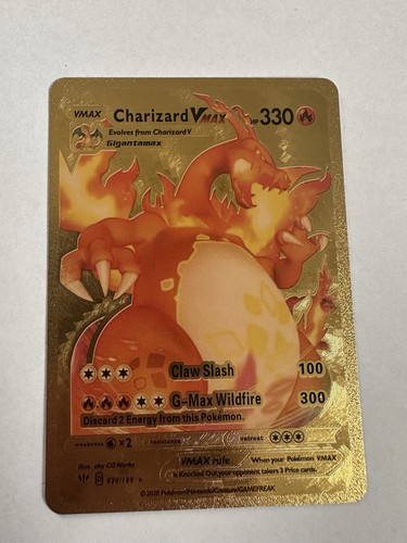 Charizard vmax goldene - charizard,