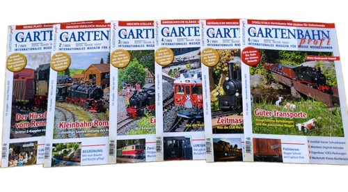 Gartenbahn profi jahrgang - 6x,