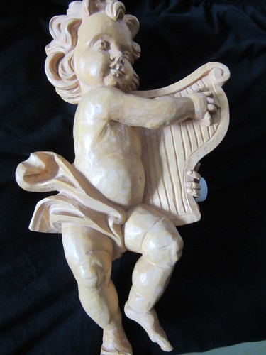 Engel putte putto holzfigur - putto,