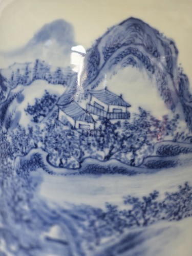 Chinesische vase blau - chinesische, blau-weiss
