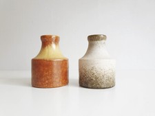 2er Set Scheurich  550 10,  kleine Keramik Vasen,  60 70s, vintage