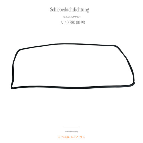 Schiebedachdichtung 140 780 - , 00