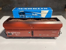 2x Märklin H0 4624 DB Selbstentladewagen mit Kiesladung in OVP
