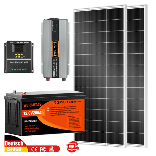 Solarmodule 2x200w 12v 200ah - 2x200w,
