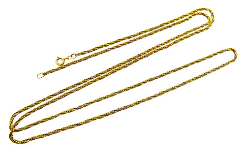 Lange 585 gelbgold halskette - 585,
