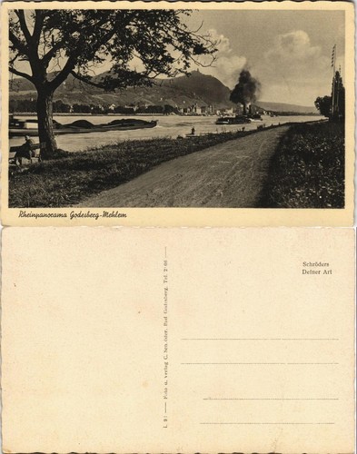 Ansichtskarte mehlem bonn - ansichtskarte, mehlem-bonn