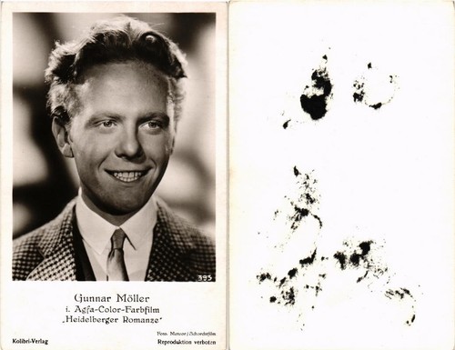Cpa gunnar moller agfa film - cpa,