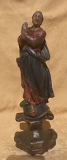 Hl. Maria Immaculata,  Barockfigur, Holz, mit  Sockel  29 cm, Heiligenfigur