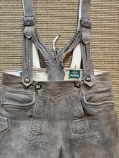 Meindl Hirschleder Lederhose mit Trägern – Größe 48 – gebraucht, guter Zustand