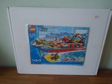 Lego City 7906 - Feuerwehrboot - 100% vollständig, Minifiguren, Anleitung