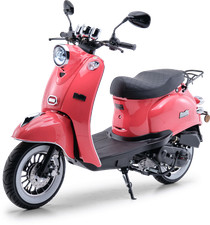 Motorroller 50 ccm Burnout MiniMe 2.0 Rot  45 km/h