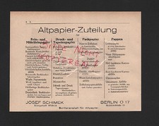 BERLIN, Werbung 1929, Josef