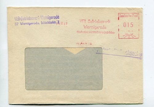 Ddr brief absenderfreistempel - ddr,