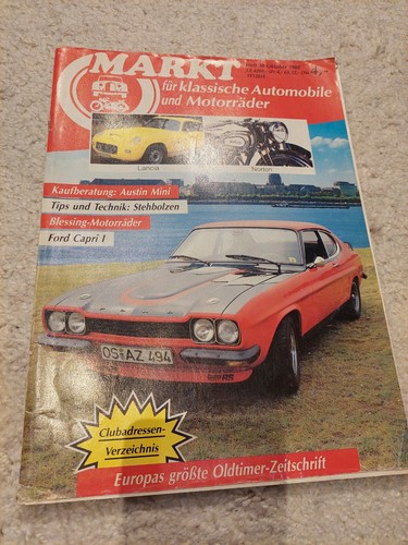 Markt 1988 ford - markt, capri,