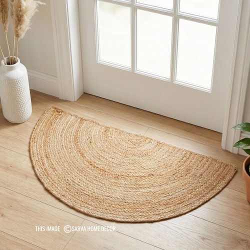 Natürliche jute fußmatte - natürliche,