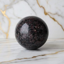 Granat Kugel Kristallkugel