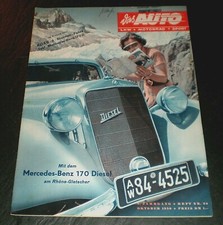 Das Auto AMS 20/50 Test Mercedes-Benz Typ 170 D,Moto Guzzi Galletto,Austin A 40