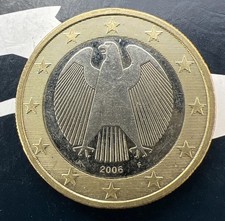 Deutschland 1 Euro Münze 2006 F Umlaufmünze Sammelmünze Kursmünze Gedenkmünze
