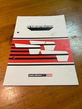 Prospekt David Brown Case Brochüre Traktor Schlepper O