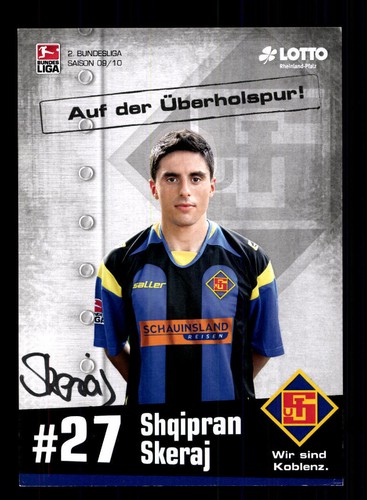 Shqipran skeraj autogrammkarte - shqipran,