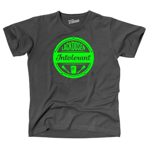 Shirt lackdosen intolerant - lackdosen,