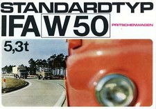 Original DDR Prospekt IFA W50
