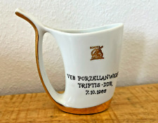 RARITÄT! Porzellanpfeife oder Trinkgefäß VEB Porzellanwerk Triptis 1966