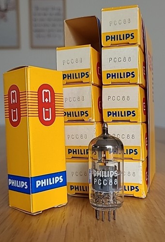 Philips pcc88 getter 7dj8 - philips, o-getter
