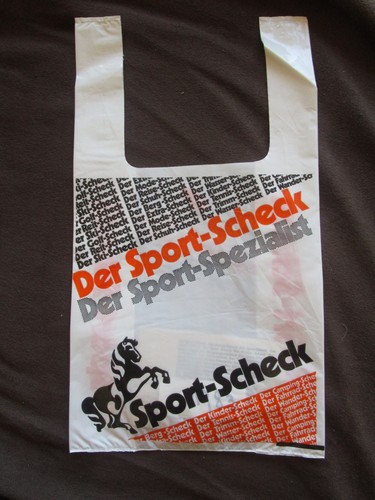 Plastiktüte sport scheck - plastiktüte,