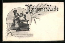 Künstler-AK Reklame für Kathreiner Kaffee 