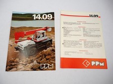 2x Prospekt Poclain PPM 14.09