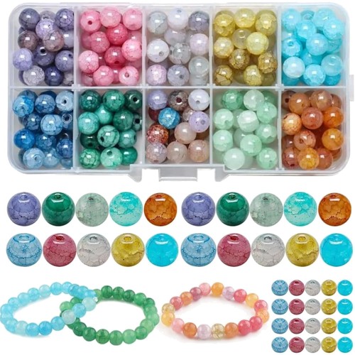 Bunte 200 stück crackle - bunte,
