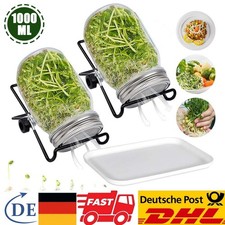 2x 1000ml Keimglas für