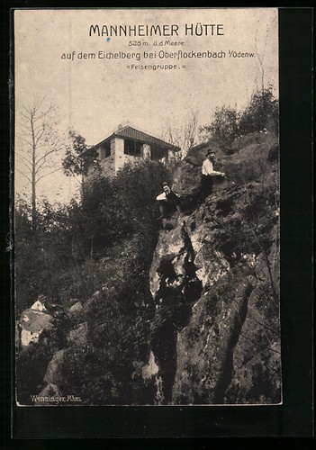 Ansichtskarte oberflockenbach - ansichtskarte,
