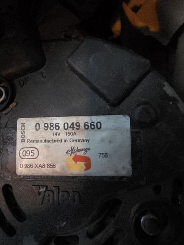 Defekt valeo lichtmaschine - defekt,