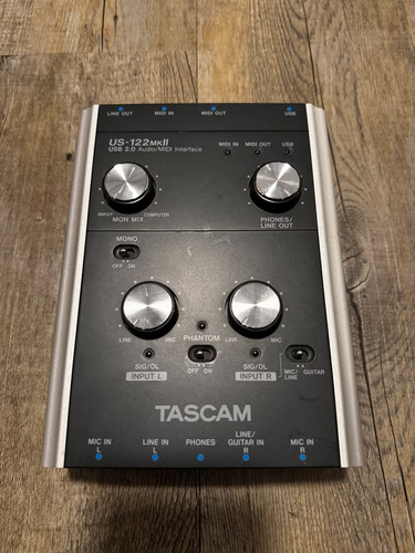 Tascam 122 mkii usb audio - tascam,