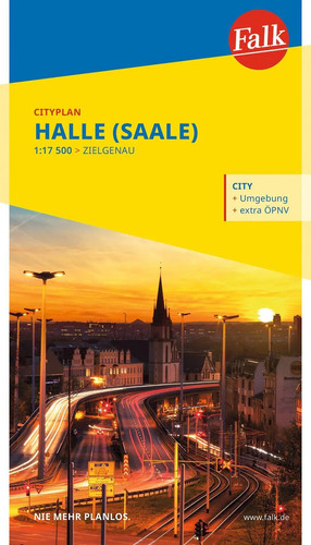 Falk cityplan halle - halle, (saale)