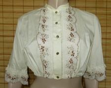 VANILLEFARBENE DIRNDLBLUSE -