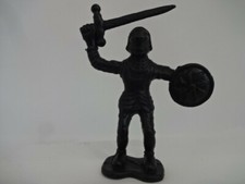 Ritter / Schwarzer Ritter mit Rundschild / 999 D Kennung - 45 mm