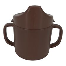 Lässig Trinklernbecher Choco mit Henkel und abnehmbarem Deckel - 150 ml