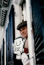 LORIOT ~ Vicco von Bülow (†) ⭐️ Original Autogramm mit COA und Fotorahmen TOP*