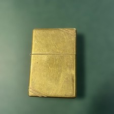 ZIPPO Gold Feuerzeug Messing