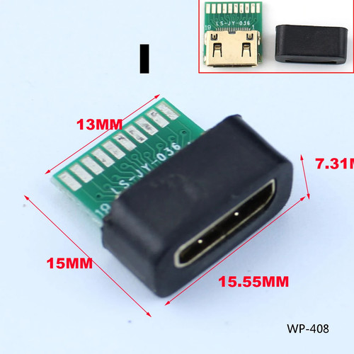 Hdmi stecker buchse - buchse, adapter