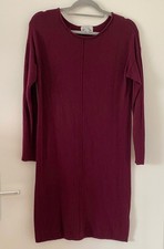 Kleid - Pulloverkleid, Long-Pullover Gr. M Blue Motion weinrot Kaschmir Langarm