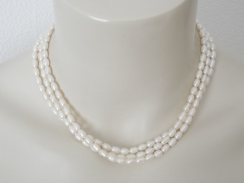 Kette perlenkette reihig - 3,