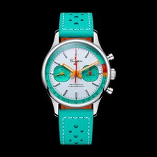 Sugess 1963 Fliegeruhr Automatikuhr Swanneck Seagull ST1901 Chronograph 40mm