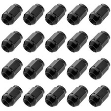 20x Radmuttern Geschlossen M12x1,5 Schwarz Kegel Alufelgen für Kia Picanto Cee'd