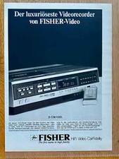 Fisher videorecorder vhs - fisher,
