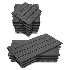 Terrassenfliesen Bodenbelag Holz Balkon Grundfläche Holzfliesen 1-10㎡ Garten DIY