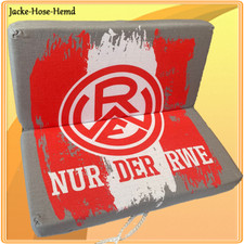 Sitzkissen Klappkissen Kissen Rot Weiss Essen Nur der RWE Gr. 33x33cm NEU